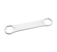 Alipis Stainless Steel MM Front Fork Wrench Bike Tool Double Head | Anodized Hard Oxidation Finish, Silver Tone, for Assembling New Bicycles and Manufacturing Wheels