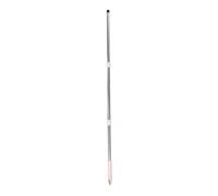 Alipis Stainless Steel Mop Handle Replacement Pole with Protective Sleeve Three Section Rod Compatible with American German Italian Threaded Mop and Broom Heads for Household and