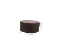 Alipis Stainless Steel Portable Ashtray with Lid for Smokers Unbreakable Ash Tray with Wood Base Compact Outdoor and Indoor Use Tabletop Cigar Holder with Rest Easy to Clean for Home