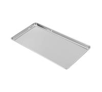 Alipis Stainless Steel Rectangular Banquet Food Plate Bbq Serving Tray for Home Picnic Parties Camping with Smooth Finish and Practical Design