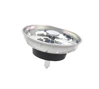 Alipis Stainless Steel Sink Filter Net with Rubber Seal, Easy to Install Kitchen Drain Strainer Plug for Stall Shower and Wash Bowl, Silver Catch Junk and Hair Effectively