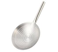 Alipis Stainless Steel Skimmer with High Temperature Tolerance and Convenient Storage, Food Strainer for French Fries and Meat, Daily Use Kitchen Cooking Utensil in Silver
