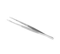 Alipis Stainless Steel Stamp Tweezers Curved Precision Philately Tweezers Anti-Static Metal Tool for Stamp Collectors and Document Handling