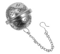 Alipis Stainless Steel Tea Infuser Strainer Ball 4.2cm Small Seasoning Filter Chain Loose Leaf Tea Filter for Kitchen and Brewing