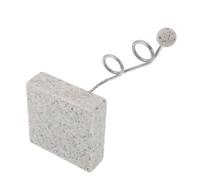 Alipis Stainless Steel Toothbrush Holder for Bathrooms Wear-resistant Organizer with Resin Base Modern Minimalist Toothbrush Stand Compatible with Rustic and Contemporary Decor Countertop