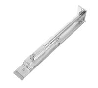 Alipis Stainless Steel Toothed Flush Door Bolt Latch with Mortise Tenon Security for French Double Doors Concealed Lock for Home Office Shop Easy Installation