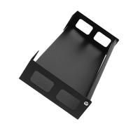 Alipis Stainless Steel Wall-mounted Spice Holder Black Reusable Seasoning Rack Kitchen Storage Shelf with Removable Tray Space-saving Organizer for Efficient Cooking