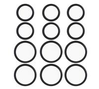 Alipis Stethoscope Replacement Diaphragm Pvc Plastic Membrane 12pcs with Acoustic Clarity and Easy Replacement for Adult and Paediatric Stethoscopes for Hospital and Clinic Use