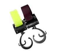 Alipis Stroller Hooks Sturdy and Reliable 2pcs for Shopping Bag Hanger, Heavy Duty Plastic and Fabric Material, Easy to Attach and Detach for Outing and-the-go Use with Motorcycles