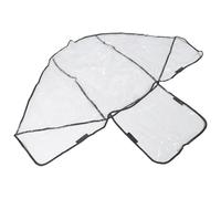 Alipis Stroller Rain Shield, Twins Pram Rain Cover for Double Stroller with Front and Rear Seats, PVC, Convenient Installation and Dismounting, for Babies