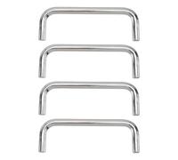 Alipis Sturdy Equipment Handles 4Pcs Solid Iron U-Shaped Pull Handles Smooth Surface for Industrial Automation and Workshop Applications