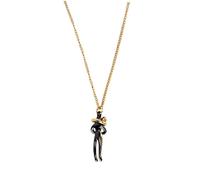 Alipis Stylish Neck Pendant Necklace for Couples Unisex Love Witness Jewelry Lightweight Creative Design Gift for Valentine S Birthday Christmas Party