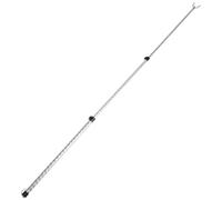 Alipis Telescopic Clothes Drying Rod Aluminium Alloy Extendable Laundry Hanging Pole with Fork for Balcony Home Adjustable Clothesline Support