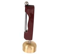 Alipis Telescopic out Hand Bell Ergonomic Design Produces Crisp Chime for Focused Prayer and Spiritual Practices in Temple Meditation Session