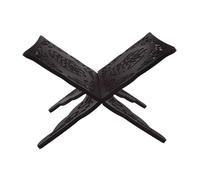Alipis Textbooks Stand Magazine Cookbook Display Holder Muslim Book Stand Holder Wooden Book Decorative Quran Muslim Reading Decor Shelf Black