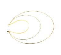 Alipis Three-layer Golden Crown Headpiece DIY Renaissance Tiara for Women Vintage Baroque Style Hair Accessory for Weddings Halloween Bridal and Party Events