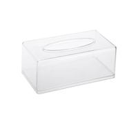 Alipis Tissue Box Holder Cube Acrylic Paper Storage Rectangle Tissue Box Cover