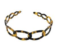 Alipis Tortoiseshell Teeth Hair Hoops 2Pcs Anti-Slip Lightweight Headbands for Women Comfortable Daily and Party Wear Breathable Design Random Color