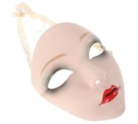 Alipis Traditional Chinese Full Face Mask Hanfu Accessory Made of Comfortable Plastic Material Providing a Sense of Mystery and Ancient Charm for Events and Stage Performance
