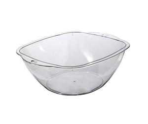 Alipis Transparent Face Cleansing Washing Basin Thickened Plastic Salon Wash Basin for Home and Skin Management Stain-resistant Practical and Multipurpose Medium
