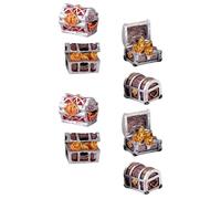 Alipis Treasure Model Resin 8pcs Decor Aquarium Mini Delicate Box Decoration, Elegant Ornament Accessories for Fish Tank Underwater Suitable for Office Table Decoration
