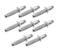 Alipis Trekking Pole Tips with Antislip Design Tungsten Manganese Replacement 8pcs Heavy Duty Alloy End Caps for Hiking and Ski Walking Poles Accessories