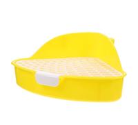 Alipis Triangle Pet Litter Tray for Hamster and Chinchilla with Plastic Material, Filtering Base and Odor Control, for Gardens and Parks