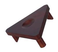 Alipis Triangular Solid Wood Sports Ball Rack Anti-rolling Basketball Football Volleyball Display Stand Organizer Space-saving Holder for Sports Lovers