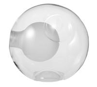 Alipis Triple Recessed Glass Globe Lampshade with Socket Round Ball Light Cover for Pendant Wall Sconces and Chandelier Dust-Resistant Modern Design for Living