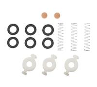 Alipis Trumpet Valve Spring Plate Repair Kit Small Size with Black and White Felt Springs and Cork Pads, Cornet Button Accessories Suitable for Musical Instrument Maintenance