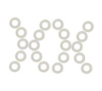 Alipis Trumpet with Protective Effect 20pcs White Felt Pads Replacement Instrument Pads and Easy to Carry Design for Musical Instrument Accessories