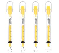 Alipis Tubular Spring Scale 2.5Kg Newton Force Meter Dynamometer Hook Scale for School Physics Mechanics and Gravity Measurement with Calibrated Grams and