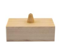 Alipis Tuning Fork Acoustic Box Wooden Resonance Sound Amplification Tool with Easy Operation for Hearing Tests and Wellness, Suitable for Individuals of Ages, Khaki Colour