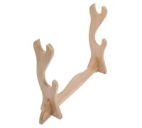 Alipis Two-tier Rack Indoor Flute Stand Storage Holder for Displaying Flutes at Home in Studio