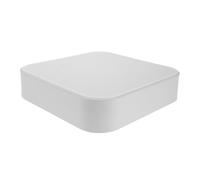 Alipis Ultra-Thin 23X23Cm Square Plastic Ceiling Light Cover, White Flush Mount Lampshade Replacement for Office, Meeting Room, Bedroom, and Laundry Ceiling Fixtures