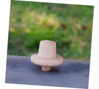 Alipis Unfinished Wooden Peg Doll DIY Craft Wooden Doll Models for Painting and Graffiti Includes and Interchangeable Hats Lightweight Decorative Art Figures for Home and Christmas Decor