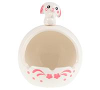 Alipis Unique Decorative Ashtray Ceramic Car Ashtray Rabbit Shape Ash Tray for Women Indoor Outdoor Use