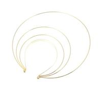 Alipis Unique DIY Circular Headdress Party Hair Accessory, Four-Layer Vintage Style Saint Mary Crown Headband, Geometric Frame Costume Headwear for Easter and Festivals