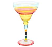 Alipis Unique Hand Painted Margarita Glasses Goblet for Cocktail Party, 270ml Elegant Glassware with Comfortable Touch and Easy to Clean Design, for Banquets and Birthday Parties