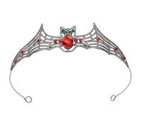 Alipis Unisex Bat Design Headband with Unique 3d Bat Crown and Zinc Alloy Material, Comfortable Halloween Hairband for Festive Party Attire and Stage Performances in Dark Holiday Style