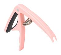 Alipis Universal Acoustic Capo for Guitar Pink Metal Abs Guitar Part Applies Right Pressure Evenly Easy One-handed Movement for Country Music and Playing Traditional Songs