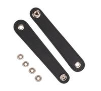 Alipis Universal Black Accordion Replacement Buckle Strap with Double Layer Pu Leather and Alloy Material, Lightweight 4-buckle Fixing Strap for Musicians and Accordion Repair