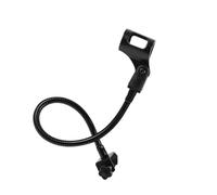 Alipis Universal Hose Mic Shelves Microphone Storage Rack Mic Rack Black Iron Foldable Supple Flexible Tube Holder for Live Broadcast and Television