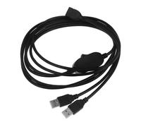 Alipis USB Splitter with Switch 2-port USB to Printer Adapter Cable for Sharing Keyboard Mouse between Two Computers for Laptop Printer Connection