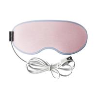 Alipis USB Steam Eye Mask Electric Heated Eye Cover with Hot Compress Function Soft Cotton Material Comfortable for Travel and Hotel Use and Sleep Improvement