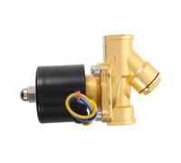 Alipis V Dc Normally Closed Solenoid Valve for Road Water Spraying Assemblies and Trucks, 1/2 Inch Threaded Connector Design with Replaceable Seal, Copper and Plastic Material, Automatic