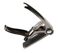 Alipis Versatile Black Metal Guitar Capo with Unique Sl ppearance and Easy to Clip Design for Acoustic and Electric Guitars, Bass, and Ukulele Accessories Suitable for Musicians