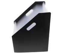 Alipis Vertical Accordion File Folder Organizer Large Capacity Multilayer Document Storage Expandable Space-Saving Plastic Organizer for Receipts Invoices Files Office Home