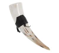 Alipis Viking Horn Coffee Drinking Cup Large Capacity Retro Ox Horn Mug Unique Medieval Design Vintage Style for Decor and Daily Use