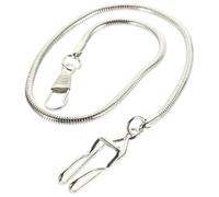 Alipis Vintage Alloy Pocket Watch Chain for Formal Dressing and Collecting, Portable Multi-functional Silver Pocket Watch Hanging Chain with Sturdy Metal Material